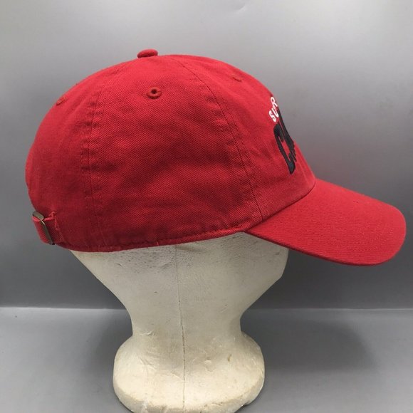 Tampa Bay Buccaneers Super Bowl LV Champions Hat Cap NFL '47 Adjustable Red EUC - Picture 2 of 6